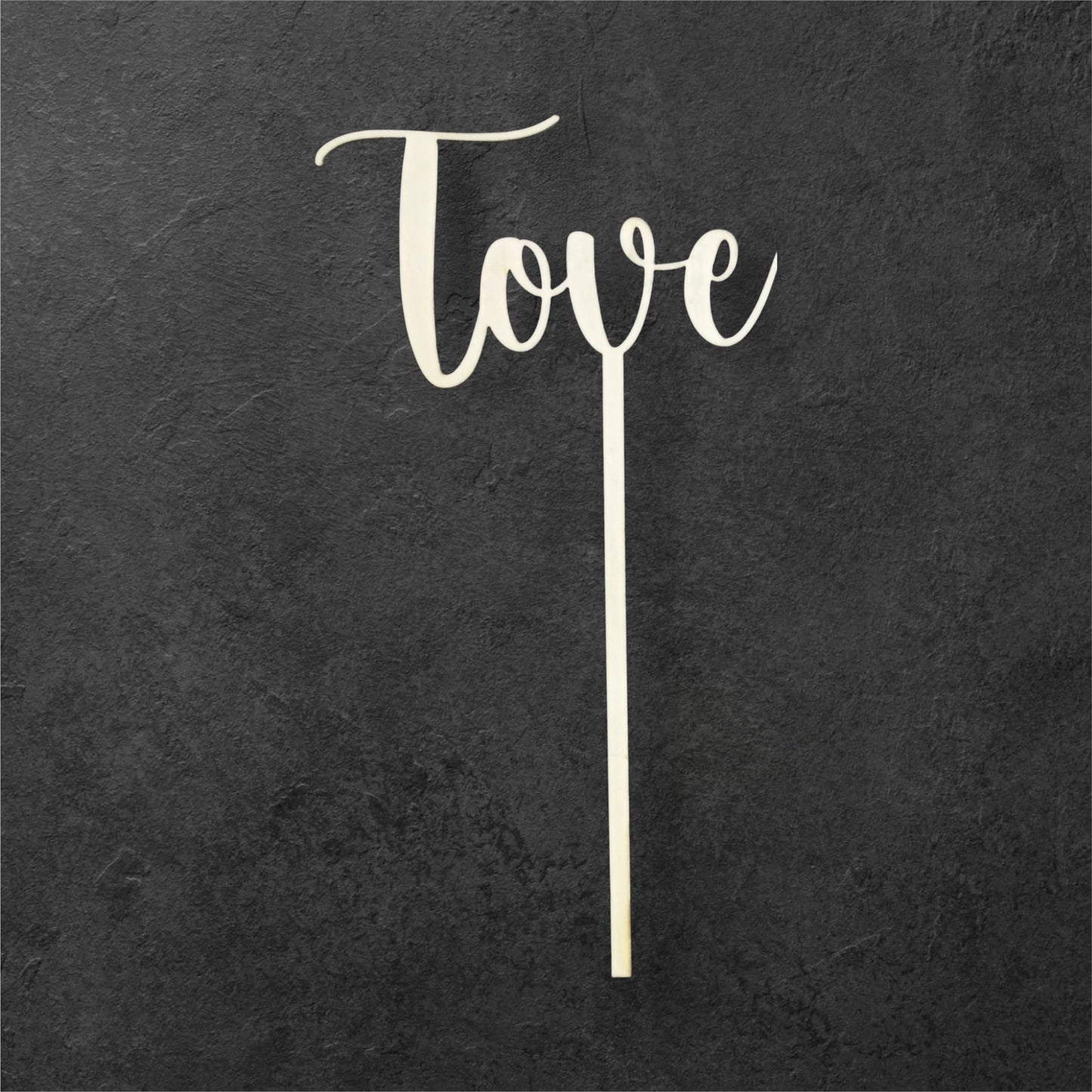 Personlig tårtdekoration i faner – med ditt eget namn.